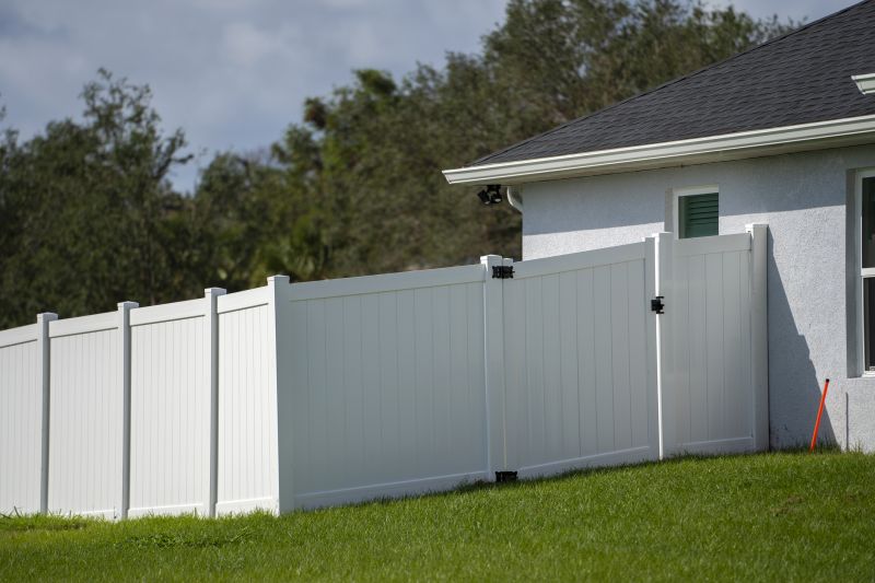 Modern Vinyl Fence
